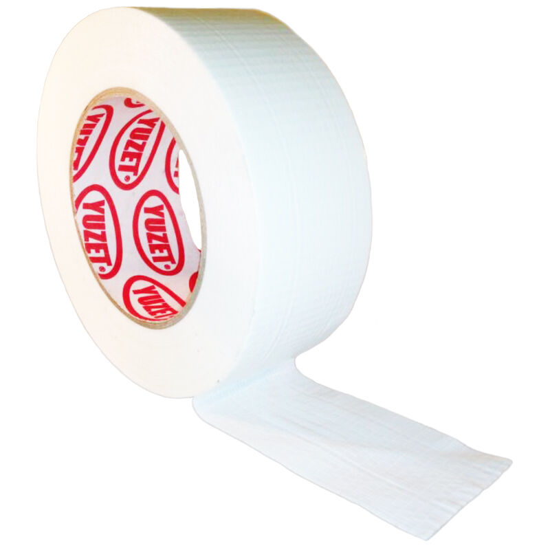 Yuzet - 1 Roll 48mm x 50m White Premium Gaffer Tape Cloth Gaffa Duck Duct Waterproof - white