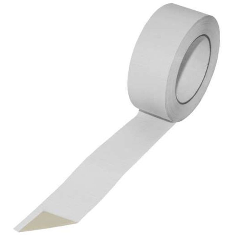 Sanundo - 1 Rolle Panzertape 50m x 48mm weiß Gewebeklebeband Panzerband Klebeband