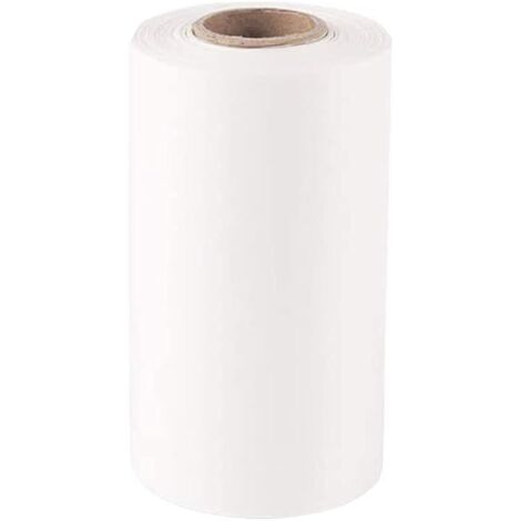 1 rouleau de papier sulfurisé anti-adhésif avec revêtement en silicone pour moule à gâteau, moule à charnière Blanc 10 cm x 50 m