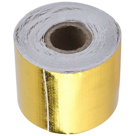 1 Rouleau de Ruban Adhésif Réfléchissant Aluminium pour Isolation Thermique (10m x 5cm)