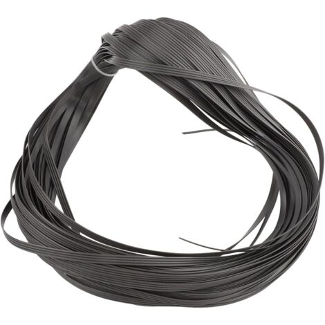 1 Rouleau Osier Plat 36m Résistant Eau Pour Rénovation Meuble Jardin Chaise Canapé Terrasse Gris