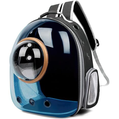 1 Sac à Dos pour Chat, Transparent, Capsule Spatiale, Ventilée, Chien, Extérieur