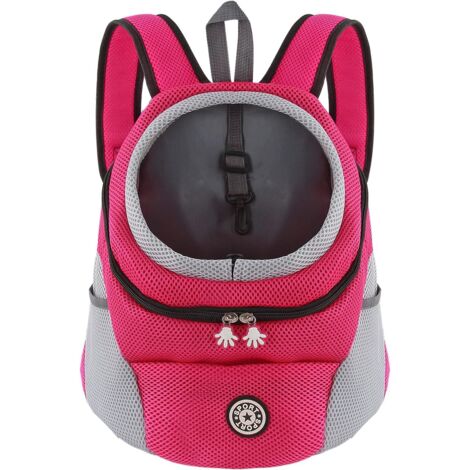 1 Sac À Dos Pour Chien, Tissu Élastique, Fond Étanche, Ventilation Maille, Randonnée Voyage