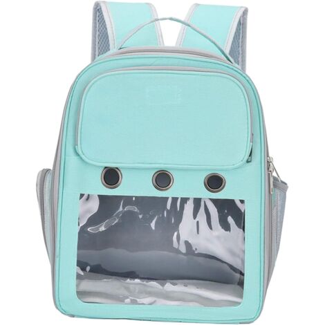 1 Sac à Dos Transport Chien Fenêtre Transparente Tissu Oxford Ventilé Randonnée