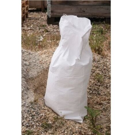 1 Sac A Gravats Blancs Polypropylene Tisse 70 Grs/m² - 550 X 950 Mm