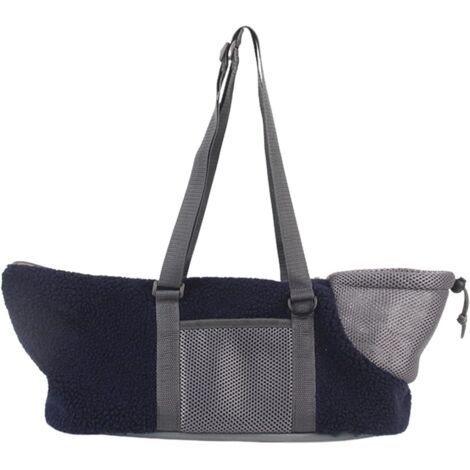 1 sac de voyage pour petit chien - Sac de transport portable pour animaux de compagnie, sac chaud pour chat - Souple et pliable