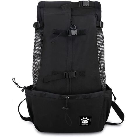 1 Sac Transport Chien, Design Tête Sortie, Dos Ventilé, Pour Petit Et Moyen Chien, Usage Quotidien