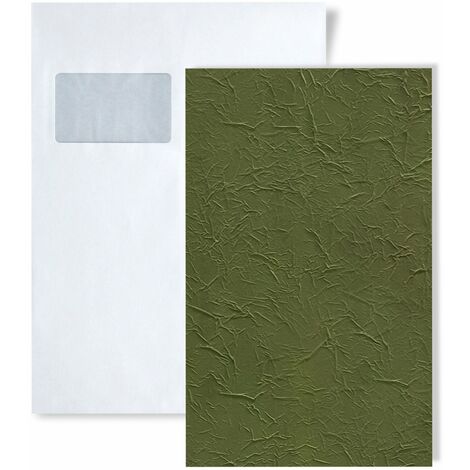 1 SAMPLE PIECE S-22735 WallFace CREPA VELVET AvocadoANTIGRAV Collection  Wall panel SAMPLE in DIN A5 size