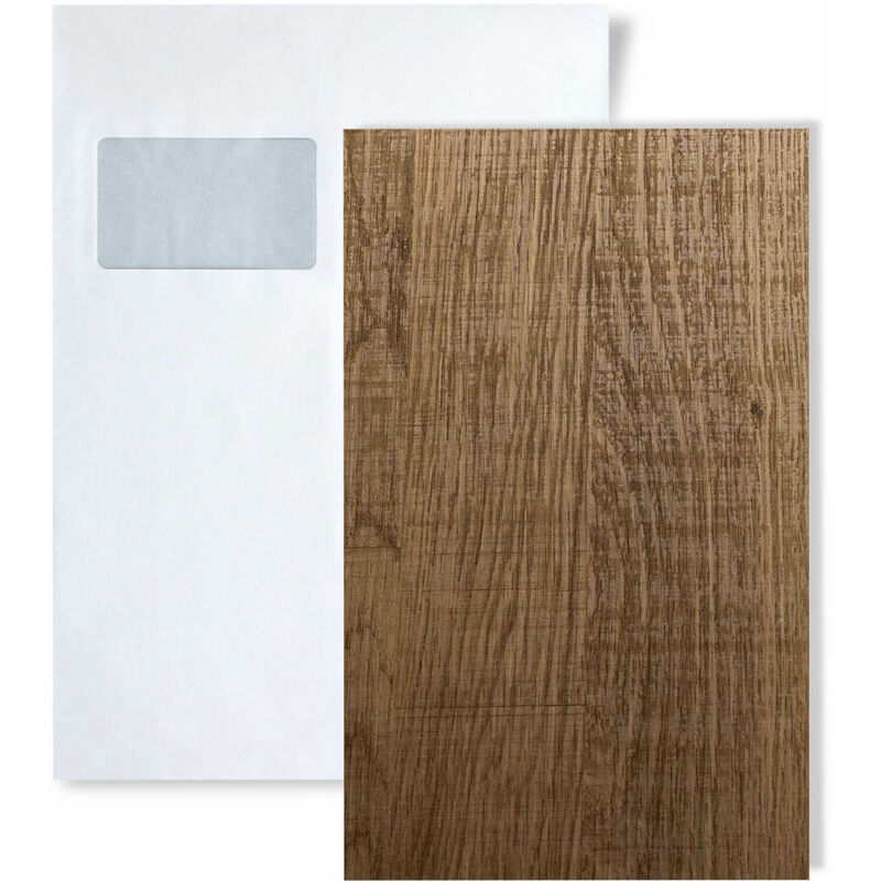 1 sample piece S-22785 Wallface Sessile OakANTIGRAV Collection Wall panel sample in din A5 size - brown