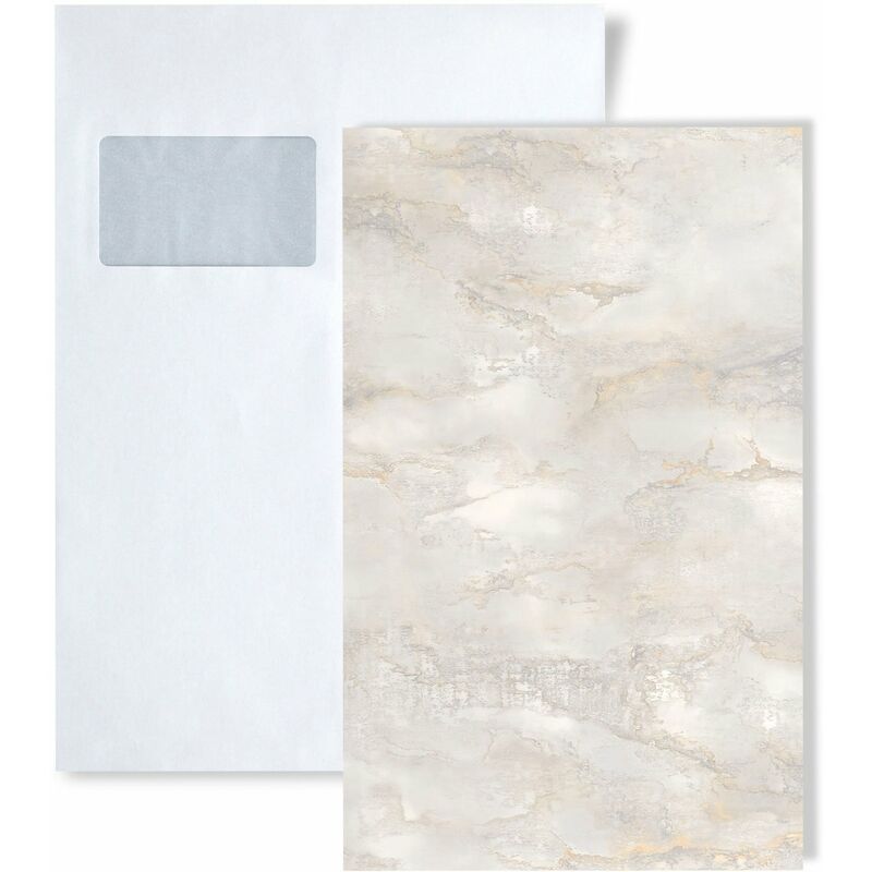 1 sample piece S-23100 Wallface genesis WhiteDECO Collection Wall panel sample in din A5 size - white