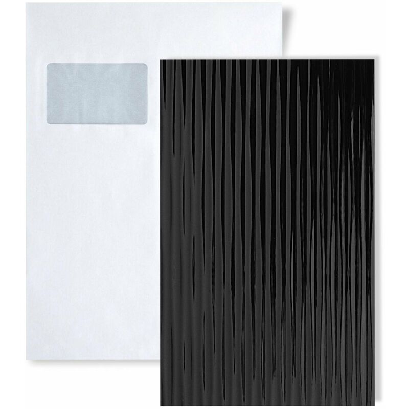 Wallface - 1 sample piece S-23665 motion two magic BlackSTRUCTURE Collection Wall panel sample in din A5 size