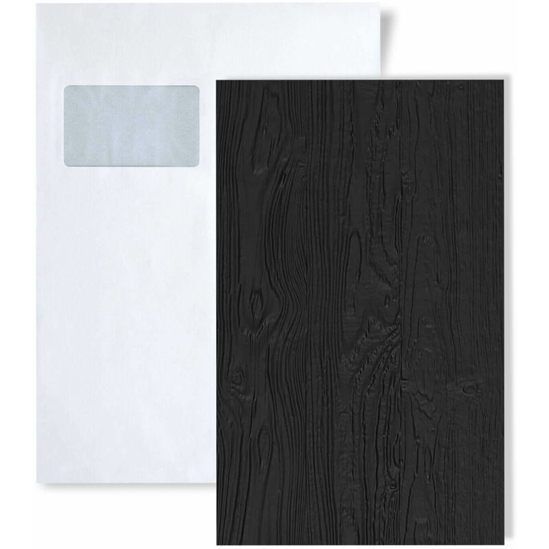 Wallface - 1 sample piece S-24949 dakota Graphite BlackSTRUCTURE Collection Wall panel sample in din A5 size