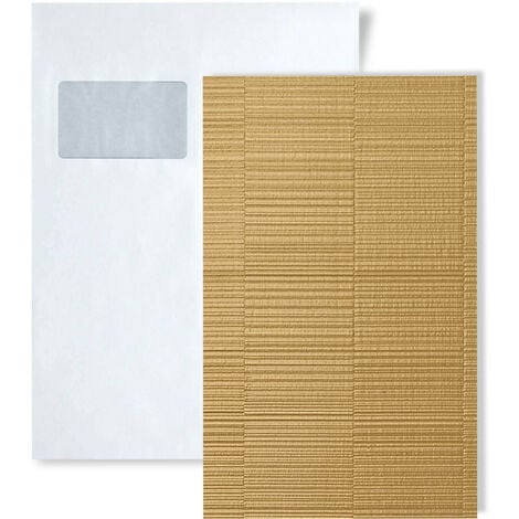 1 SAMPLE PIECE S-24962 WallFace NOTCH GoldSTRUCTURE Collection  Wall panel SAMPLE in DIN A5 size