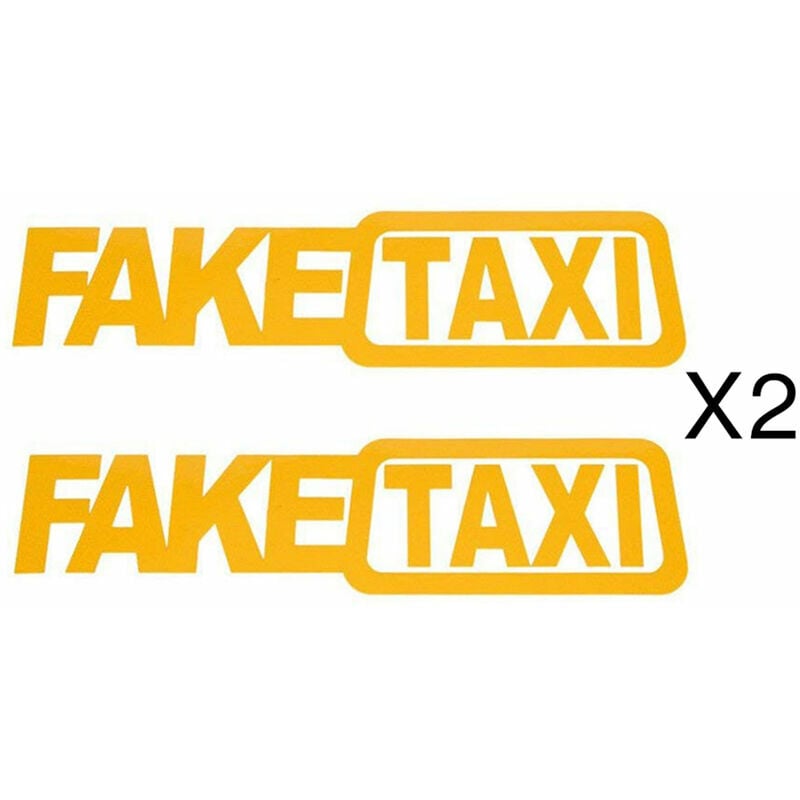 1 Satz (2 Stück/Satz) fake taxi Aufkleber | 06286534801656 1 Satz (2 Stück/Satz) fake taxi Aufkleber | 06286534801656