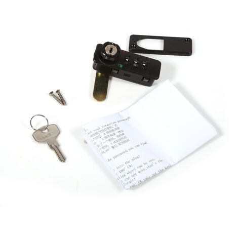 1 serrure à combinaison de sécurité à code de mot de passe réinitialisable à 3 chiffres pour meuble de maison ou armoire