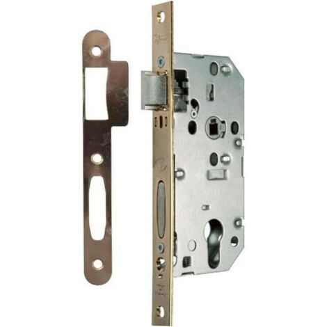 1 serrure à encastrer, axe 50mm, coffre 150mm, certifiée nf niveau 3, réversible, pour porte bois métal aluminium