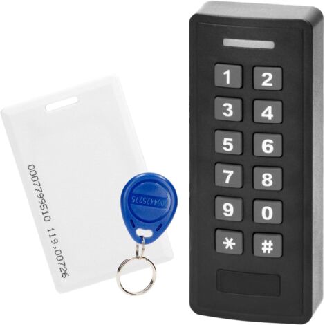 1 Serrure électrique, Clavier rétroéclairé, Lecteur RFID 125 kHz, Gestion 1000 utilisateurs, Pour portail