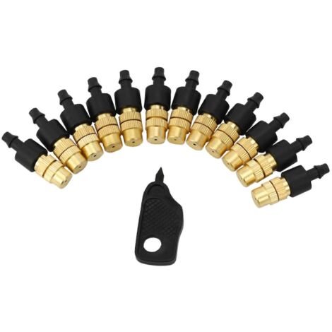 1 Set Adjustable Misting Nozzle for Gardening Sprinkle Brass Watering Sprinkler Sprayer for Irrigation System