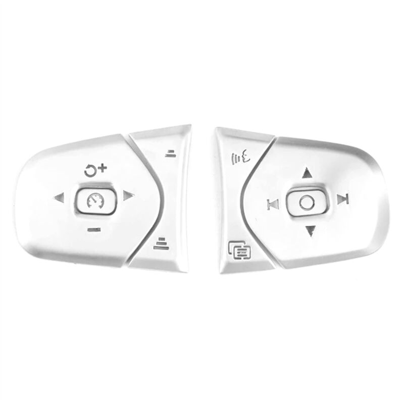 Image of Tlily - 1 Set Auto Sstyling Lenkrad Taste Abdeckungen Trim Aufkleber für XC60 XC90 S90 S60 V90