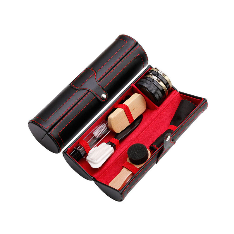 1 Set di scarpe in pelle Kit di pulizia polacco