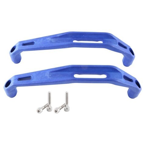 1 Set. Farbe: Blau. Material: Metall. Sozius-Haltegriffe/Armlehnen für Motorräder. Geeignet für: