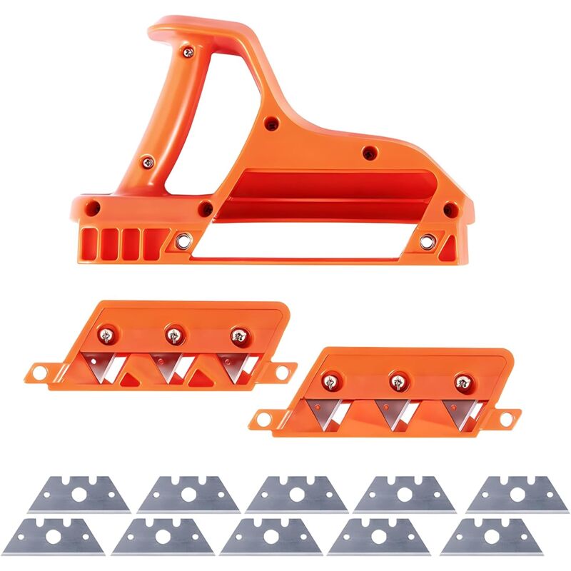 Linghhang - 1 ensemble d'outils de coupe pour cloisons sèches Raboteuse à trois côtés Convient pour couper des matériaux tels que les cloisons sèches