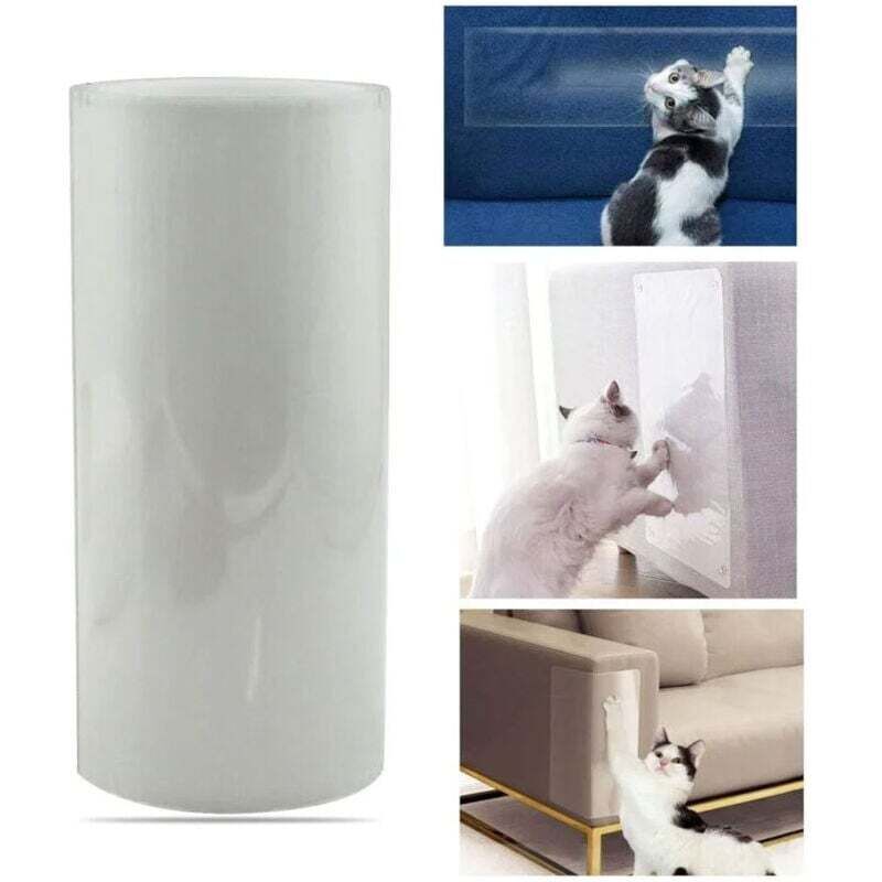 1 set of sofa stickers (20 cm x 3 m), cat scratch protection, transparent anti-claw adhesive tape