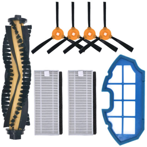 1 set per Cecotec Conga 990 1190 pezzi ricambio robot aspirapolvere consumabili ricambio filtro HEPA spazzola laterale centrale