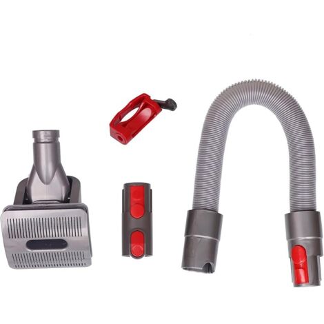 1 set pour chiens chats, brosse à cheveux, compatible avec aspirateur Dyson V15 V12 V11 V10 V8 V7 V6, brosse pour outil autonettoyant flexible, outils de toilettage pour animaux domestiques