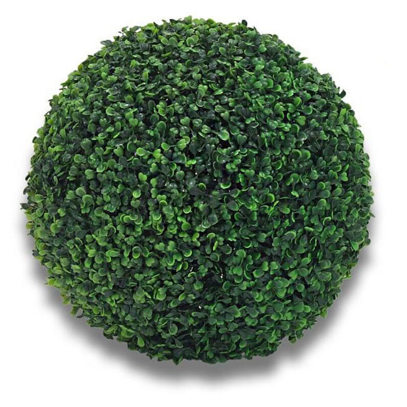 Image of Bosso - 1 sfera artificiale sintetica foglie verdi buxus finto palla 40 cm