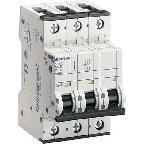 1  SIEMENS 3P  C 16A  5SY6316-7  DISJONCTEUR   Nouveau