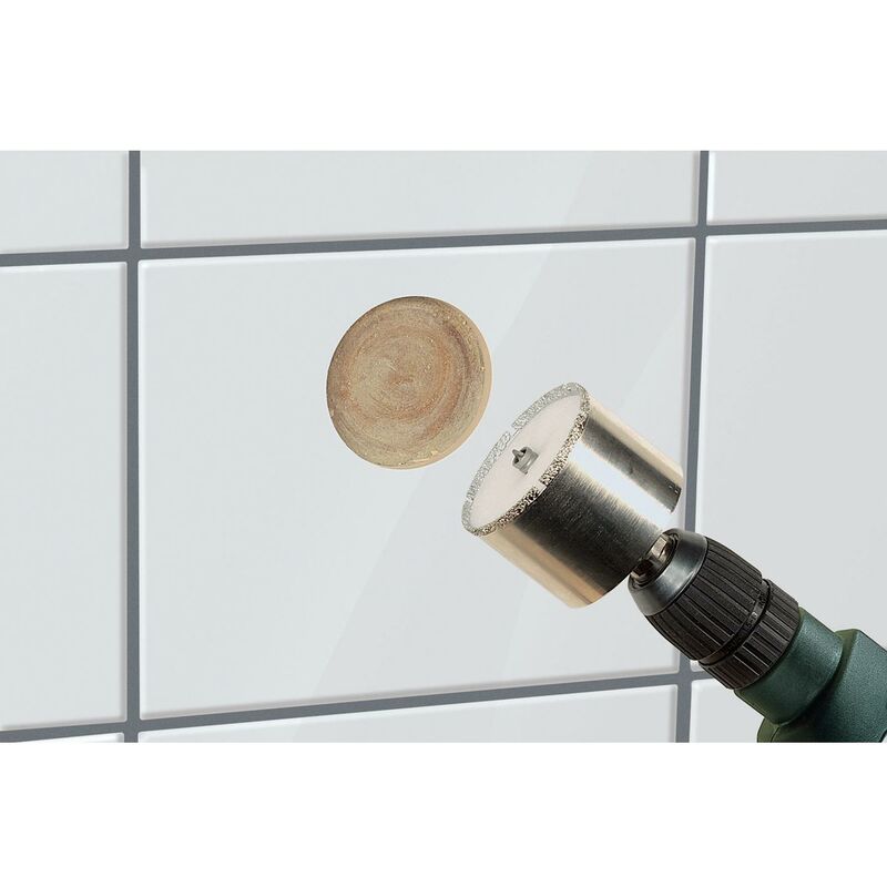 

Sierra de corona Diamant Ceramic vástago 10 mm Wolfcraft Ø 53 mm