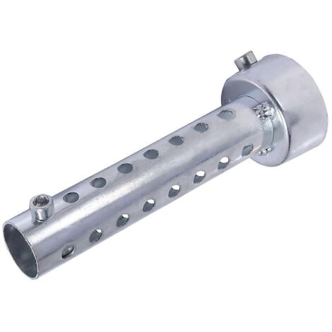 1. Silencieux d'échappement universel moto DB Killer 45mm argenté – Insertion de baffle pour pot d'échappement, réducteur de bruit en acier.