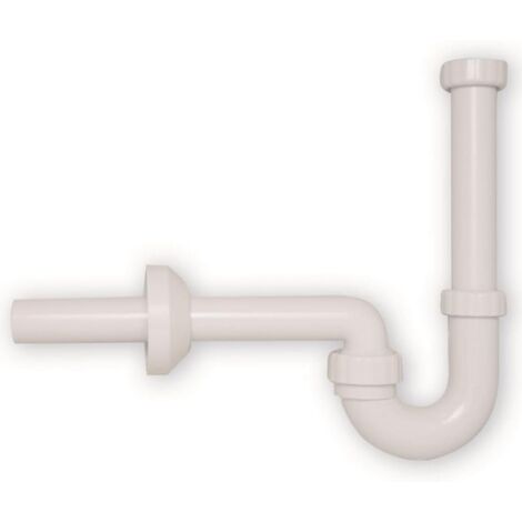 1 Siphon Tuyau évacuation 32 mm Courbe en S Anti-odeurs Lavabo Évier Bidet
