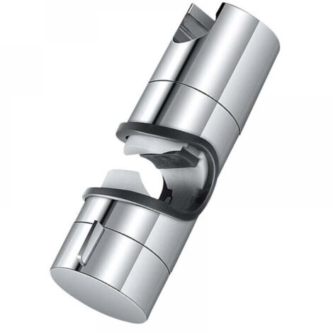 1 soporte de columna de ducha ajustable – diámetro 20–25 mm, ABS cromado