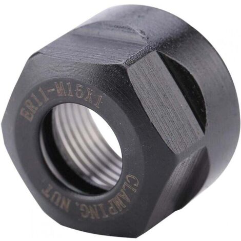 1 Spannmutter vom Typ ER11 (schwarz M15 x 1 ER11A)