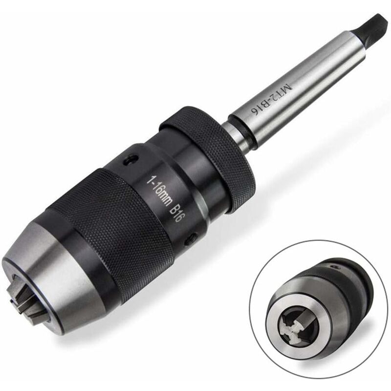 Image of Selbstspannendes Bohrfutter, 1 Stück 1-16 mm B16 Selbstspannendes Bohrfutter für -Drehbohrmaschine
