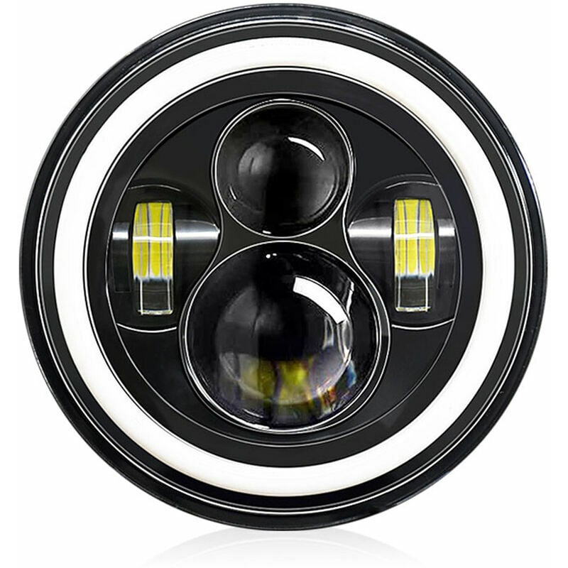 1 Stück 7-Zoll-Auto-Motorrad-LED-Scheinwerfer mit drl / Blinker / Abblendlicht / Fernlicht 7 “ runder Scheinwerfer 6000K 140W IP67 wasserdicht | 07634062323673 1 Stück 7-Zoll-Auto-Motorrad-LED-Scheinwerfer mit drl / Blinker / Abblendlicht / Fernlicht 7 “ runder Scheinwerfer 6000K 140W IP67 wasserdicht | 07634062323673