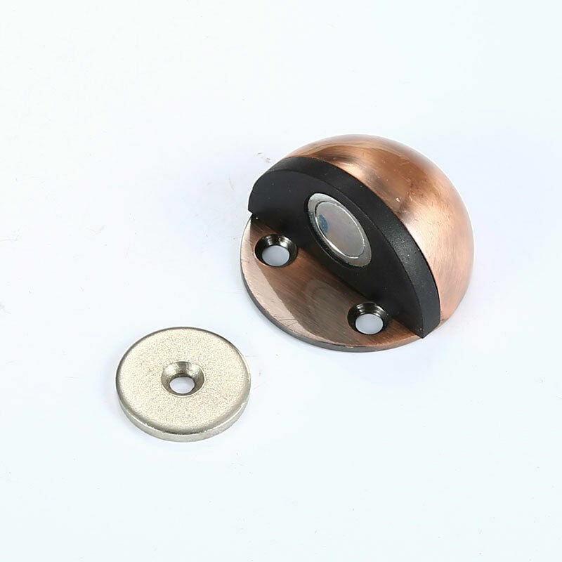 1 Stück Magnetische Türstopper aus Metall, Bodentürstopper zum Anschrauben, kein Bohren Selbstklebende Türstopper für Tür- und Wandschutz (rot) | 07634066025856 1 Stück Magnetische Türstopper aus Metall, Bodentürstopper zum Anschrauben, kein Bohren Selbstklebende Türstopper für Tür- und Wandschutz (rot) | 07634066025856
