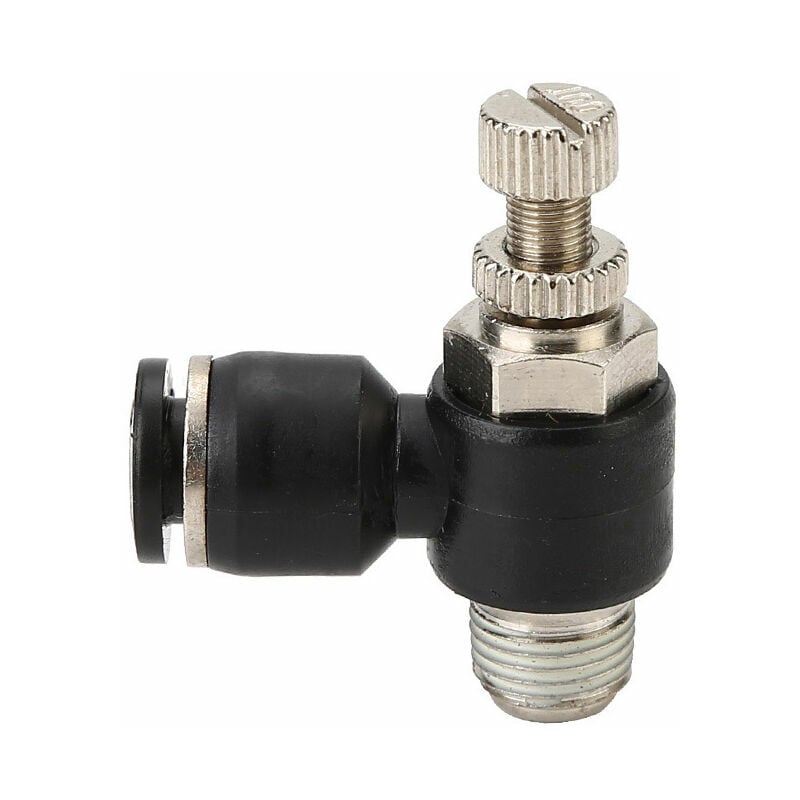 1 Stück Pneumatikfittings, Luftstromregler, mit Steckanschluss und Außengewindeventil-Schnellkupplung, für Druckluftwerkzeuge (6 mm, R1/8) | 07634066031598 1 Stück Pneumatikfittings, Luftstromregler, mit Steckanschluss und Außengewindeventil-Schnellkupplung, für Druckluftwerkzeuge (6 mm, R1/8) | 07634066031598