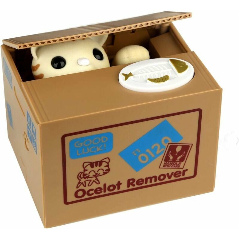 1 stück Süße Tiere Stehlen Geld Automatische Box Sparschwein Zum Sparen Von Münzen Weihnachtsgeschenk Für Kinder (Lucky Cat)-11.59.59CM- | 07634066252375 1 stück Süße Tiere Stehlen Geld Automatische Box Sparschwein Zum Sparen Von Münzen Weihnachtsgeschenk Für Kinder (Lucky Cat)-11.59.59CM- | 07634066252375