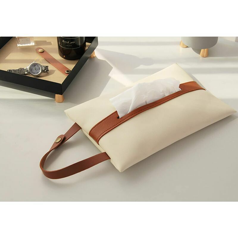 1 Stück Taschentuchbox-Abdeckung, Pu-Leder Rechteckiger Taschentuchbox-Halter Modische Taschentuch-Tasche Dekorative Halterung für Büros, Autos, | 07068460307285 1 Stück Taschentuchbox-Abdeckung, Pu-Leder Rechteckiger Taschentuchbox-Halter Modische Taschentuch-Tasche Dekorative Halterung für Büros, Autos, | 07068460307285