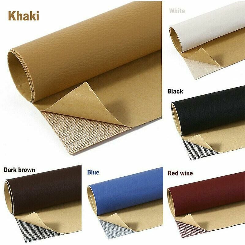 1 stücke Selbstklebende Leder Reparatur Flicken Couch Sofa Autositz Stuhl Renovierung Aufkleber (Khaki, 50 cm 137 cm) | 07068460302211
