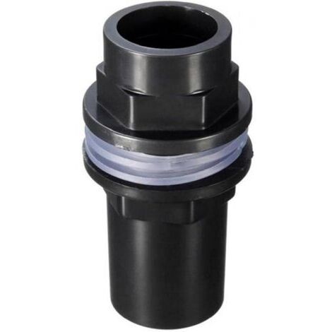 1 Stk. conector de conexión recta de tubería y tubo, 20 mm, tubería de PVC, impermeable, sellado de pescado, accesorios para acuarios