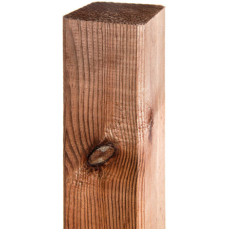 1 Stk HOLZPFOSTEN 7cm x 7cm x 100cm Kantholz Pfosten für Gartenzaun