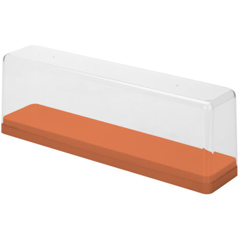 1 Stk. Schaukasten für Figuren [安德在线] (orange) Wasserfester, staubdichter Aufbewahrungskoffer für Figuren