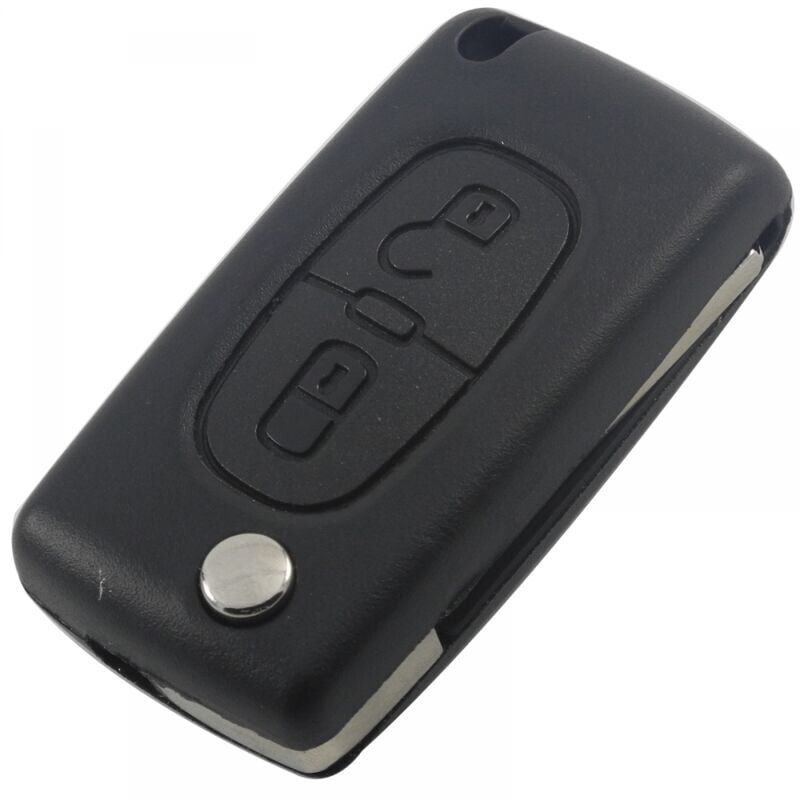 Image of XVX - 1 pz. Custodia di ricambio per chiave remota a 2 pulsanti per Citroen C3 CE0536 VA2