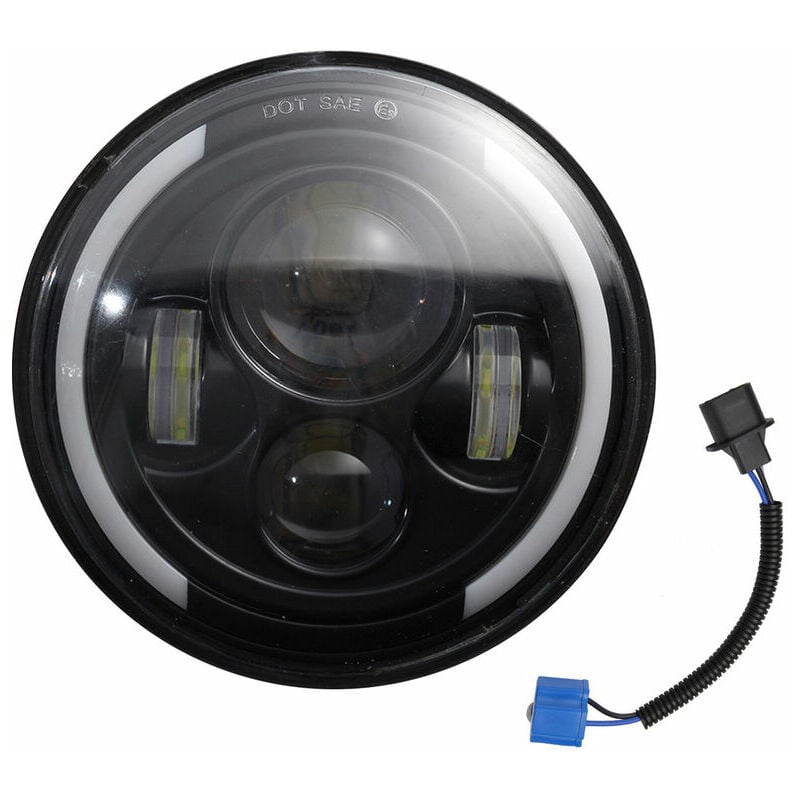 1 stuck 7 zoll Runde geformte led Vordere Scheinwerfer Ersatz fur Jeep Wrangler jk lj tj cj Motorrader Scheinwerfer | 07634062317306 1 stuck 7 zoll Runde geformte led Vordere Scheinwerfer Ersatz fur Jeep Wrangler jk lj tj cj Motorrader Scheinwerfer | 07634062317306