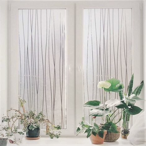 Fensterfolie Verdunkelung PVC Schwarz 200x30 cm