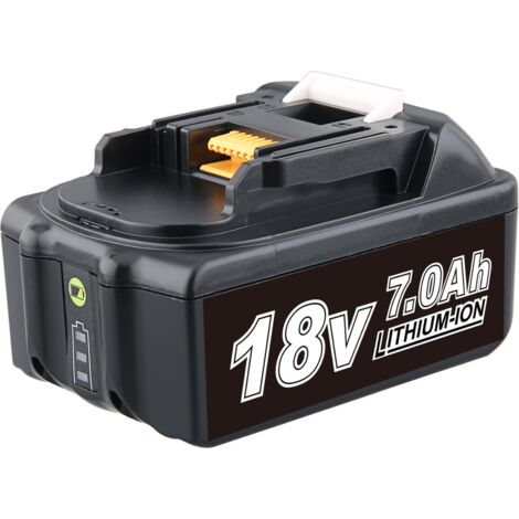 1 Stück 7,0 Ah BL1860 Li-on Ersatz für Makita 18 Volt Werkzeuge Bohrer Akku Pin BL1830 BL1850 BL1815 BL1890 LXT400 Akku mit Licht